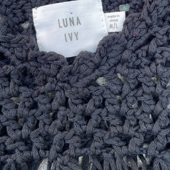 Crochet Tank & Skirt Swim coverup M/L beachy boho coastal preloved new condition - Picture 3 of 6